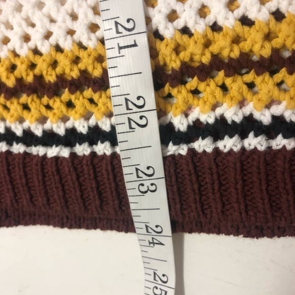 Anthropologie Sanctuary Crochet Sleeveless Striped Top, size XS - Picture 11 of 11